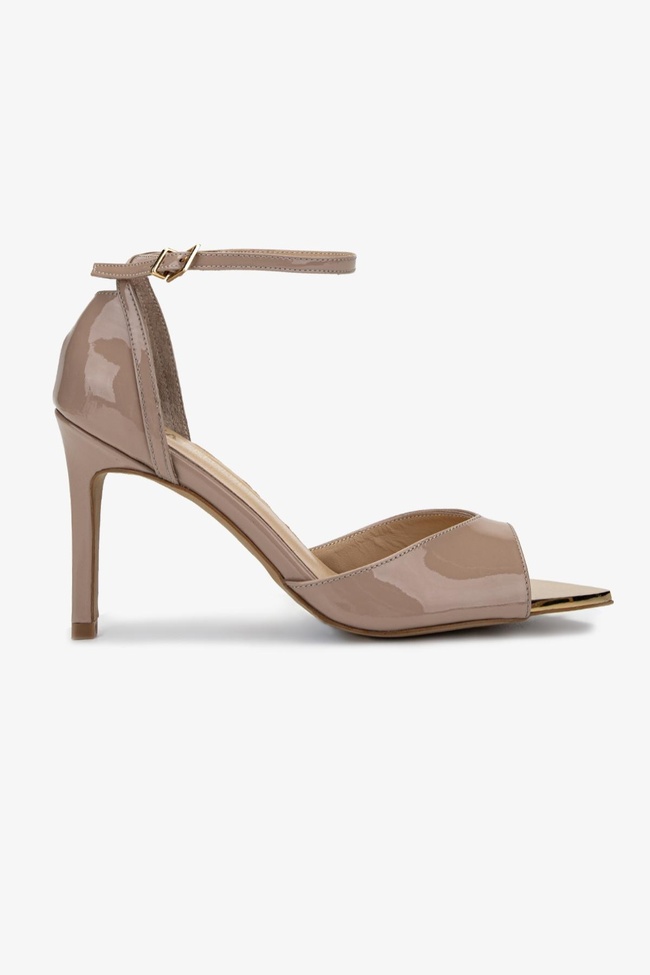  Valmenti Kadın Bej Topuklu Ayakkabı