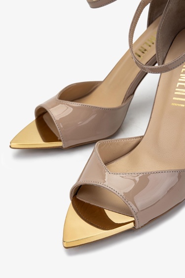  Valmenti Kadın Bej Topuklu Ayakkabı