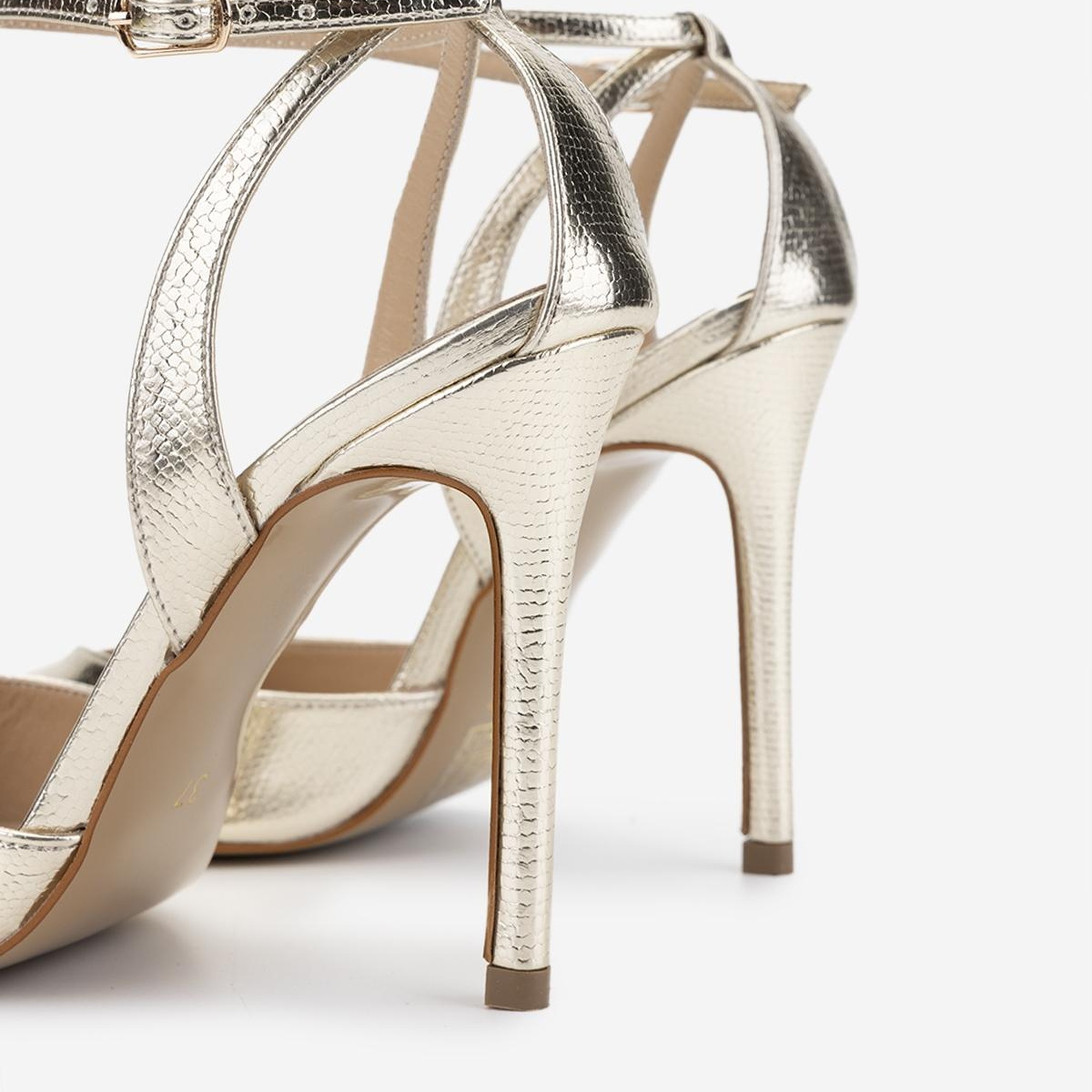 Valmenti Kadın Dore Topuklu Ayakkabı