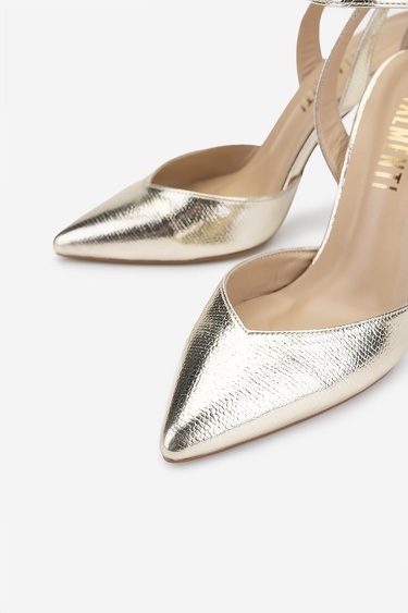  Valmenti Kadın Dore Topuklu Ayakkabı