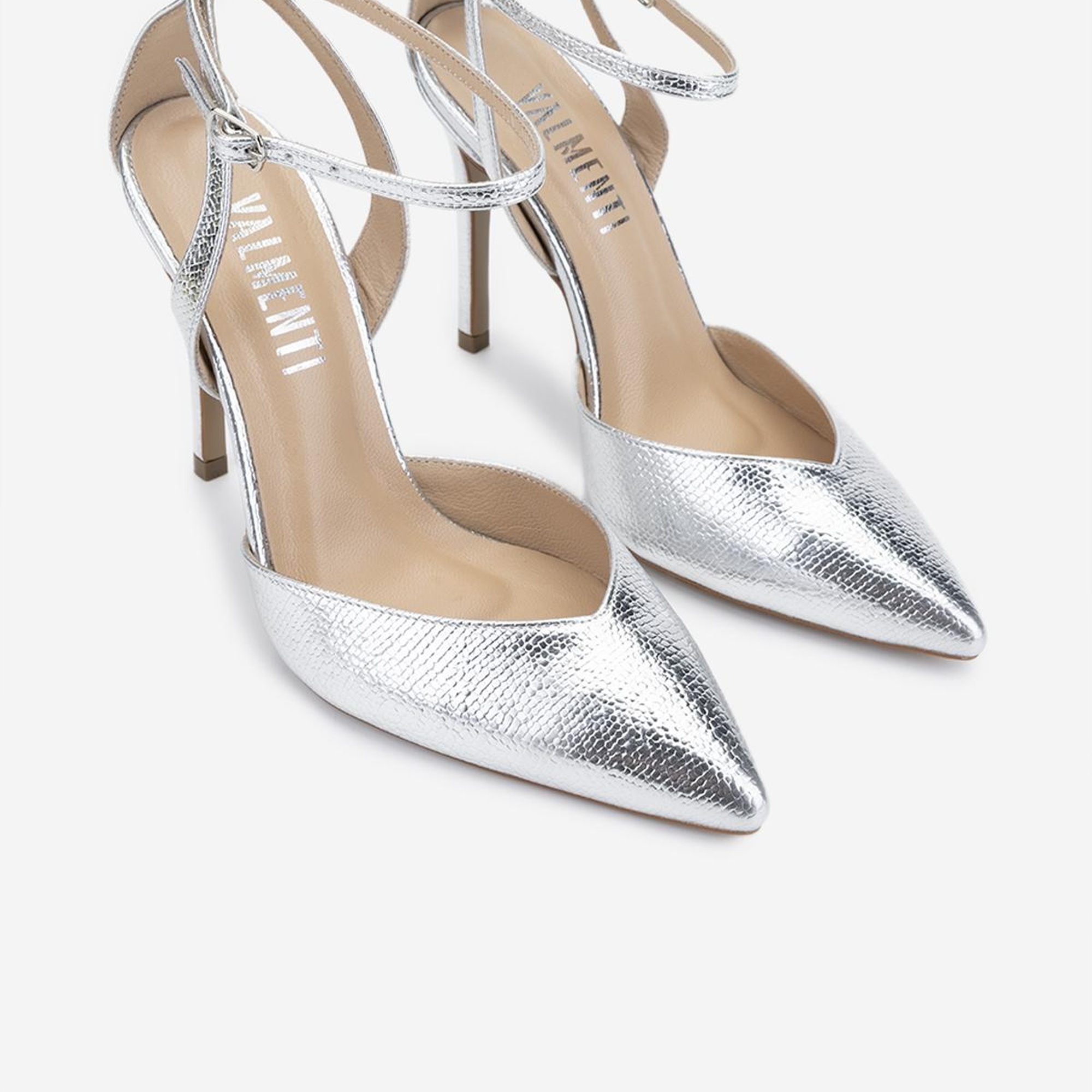 Valmenti Kadın Lame Topuklu Ayakkabı