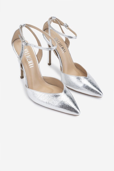  Valmenti Kadın Lame Topuklu Ayakkabı