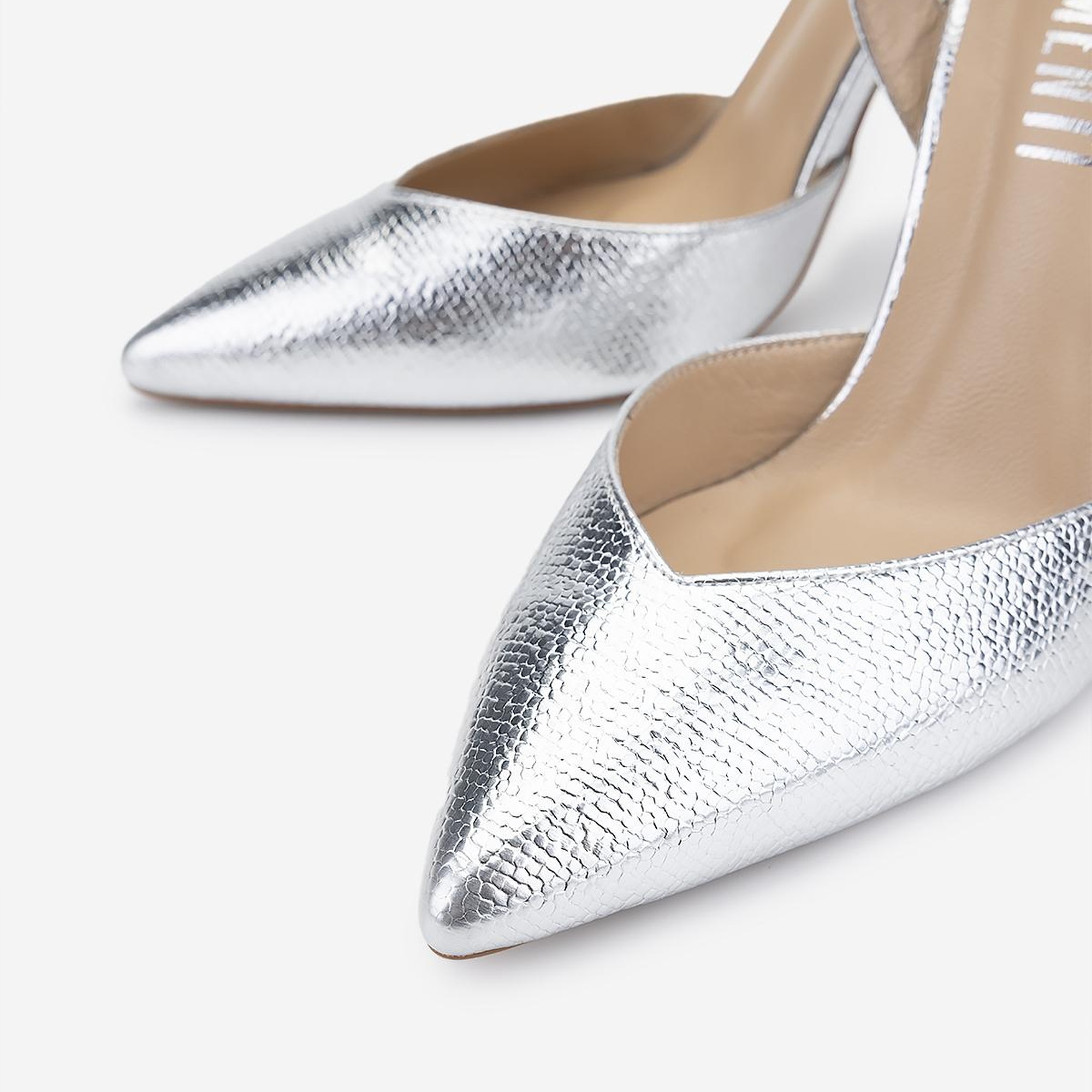 Valmenti Kadın Lame Topuklu Ayakkabı