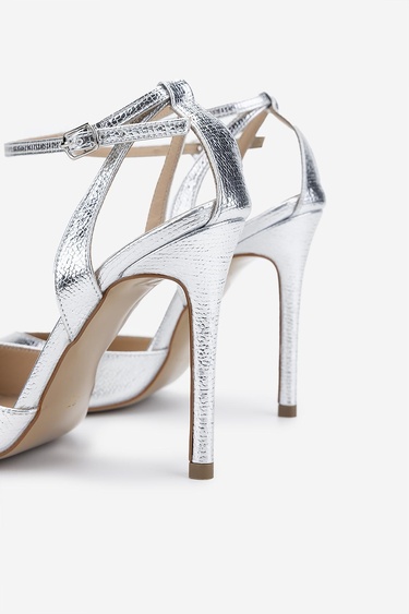  Valmenti Kadın Lame Topuklu Ayakkabı