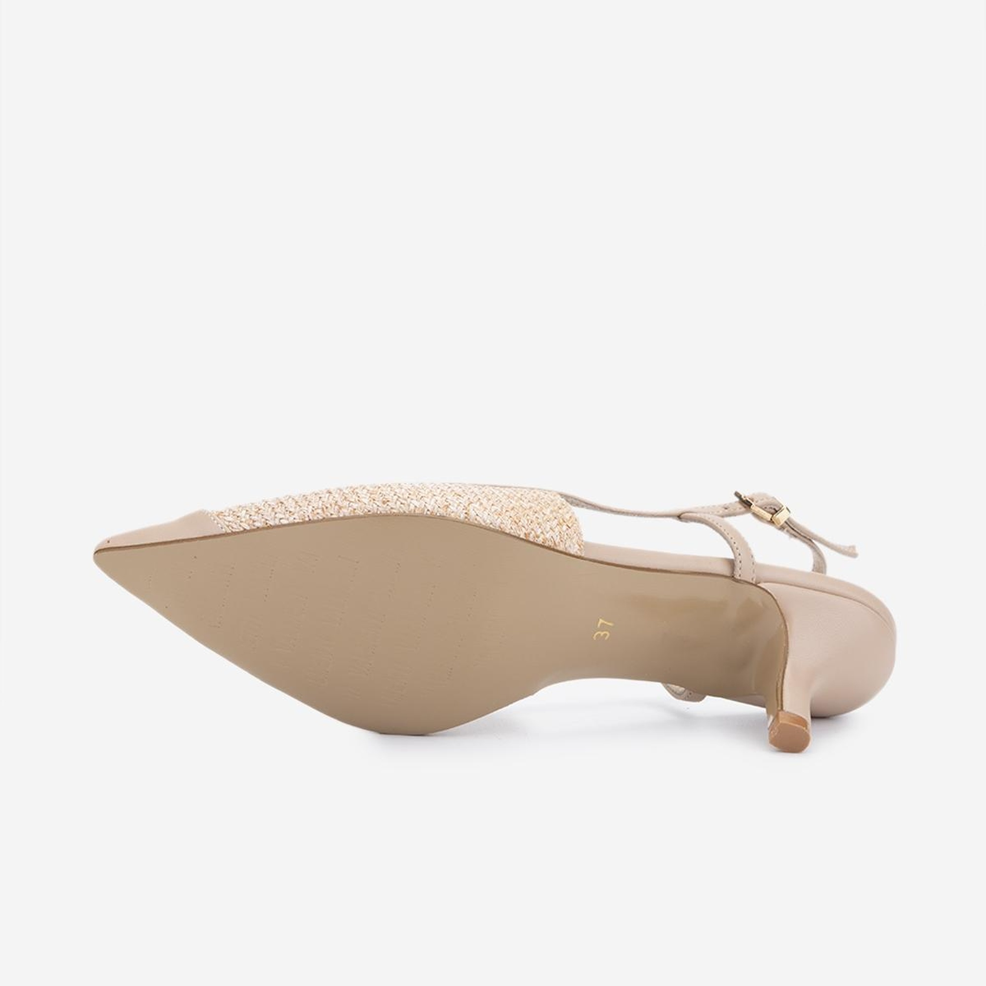 Valmenti Kadın Bej Topuklu Ayakkabı