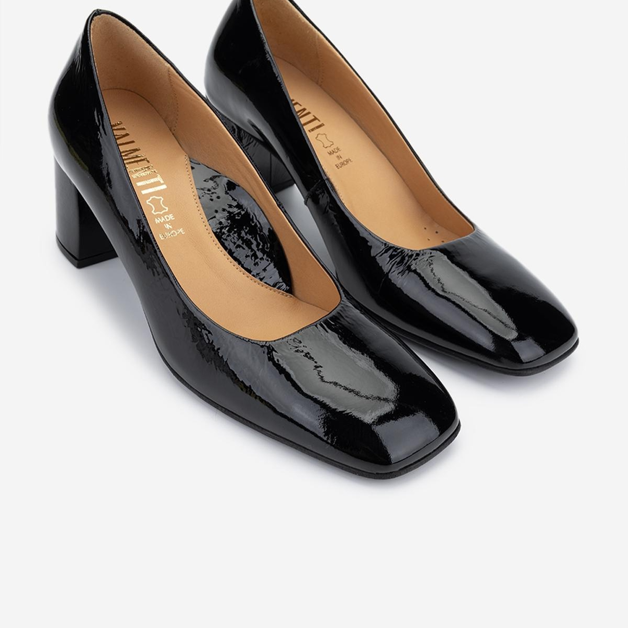 Valmenti Kadın Hakiki Deri Siyah Topuklu Ayakkabı