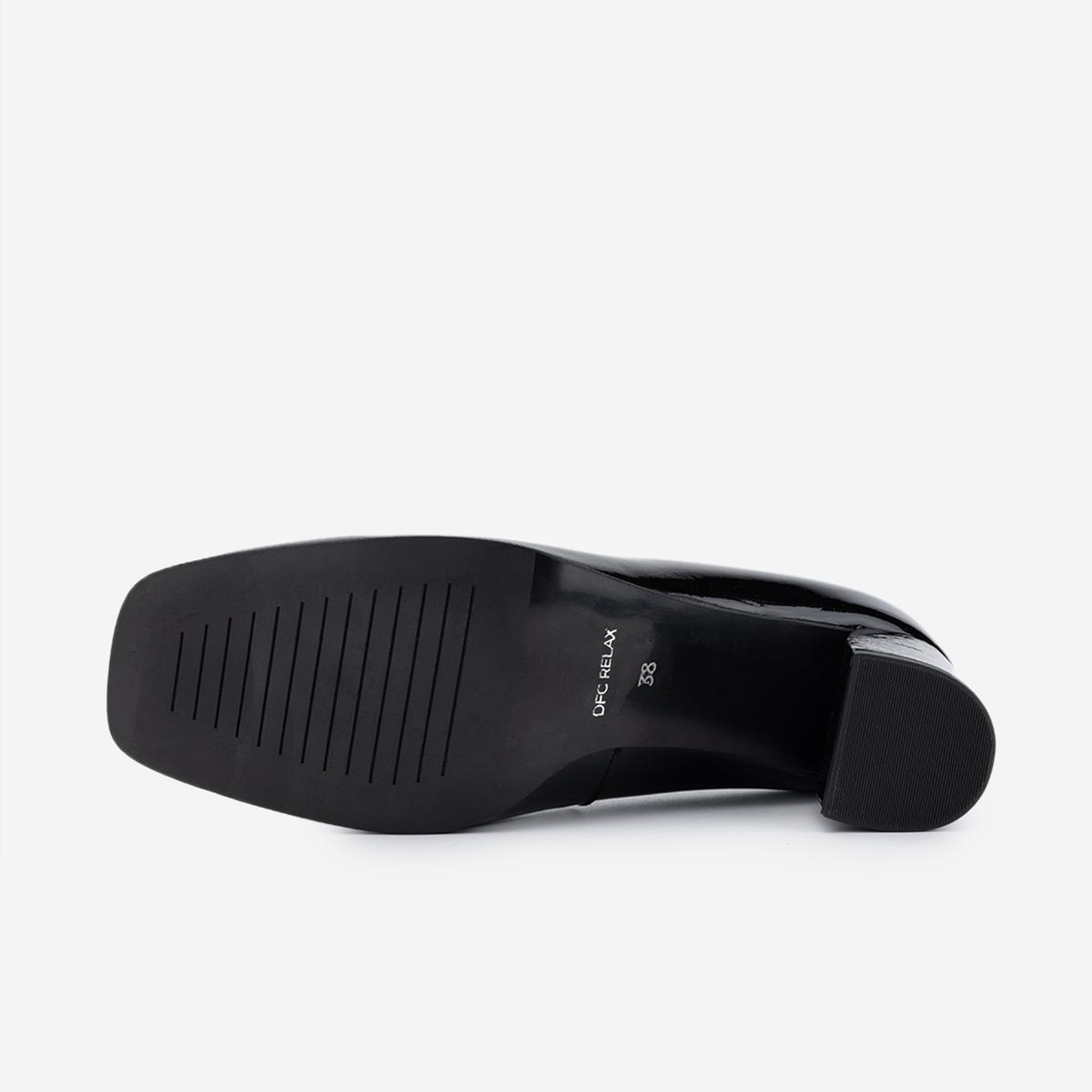 Valmenti Kadın Hakiki Deri Siyah Topuklu Ayakkabı