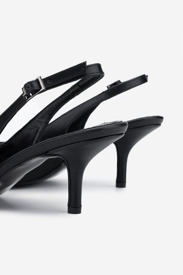  Valmenti Kadın Vegan Siyah Topuklu Ayakkabı