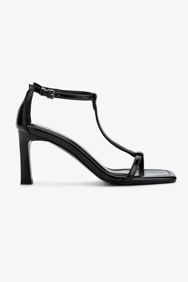  Valmenti Kadın Vegan Siyah Topuklu Ayakkabı