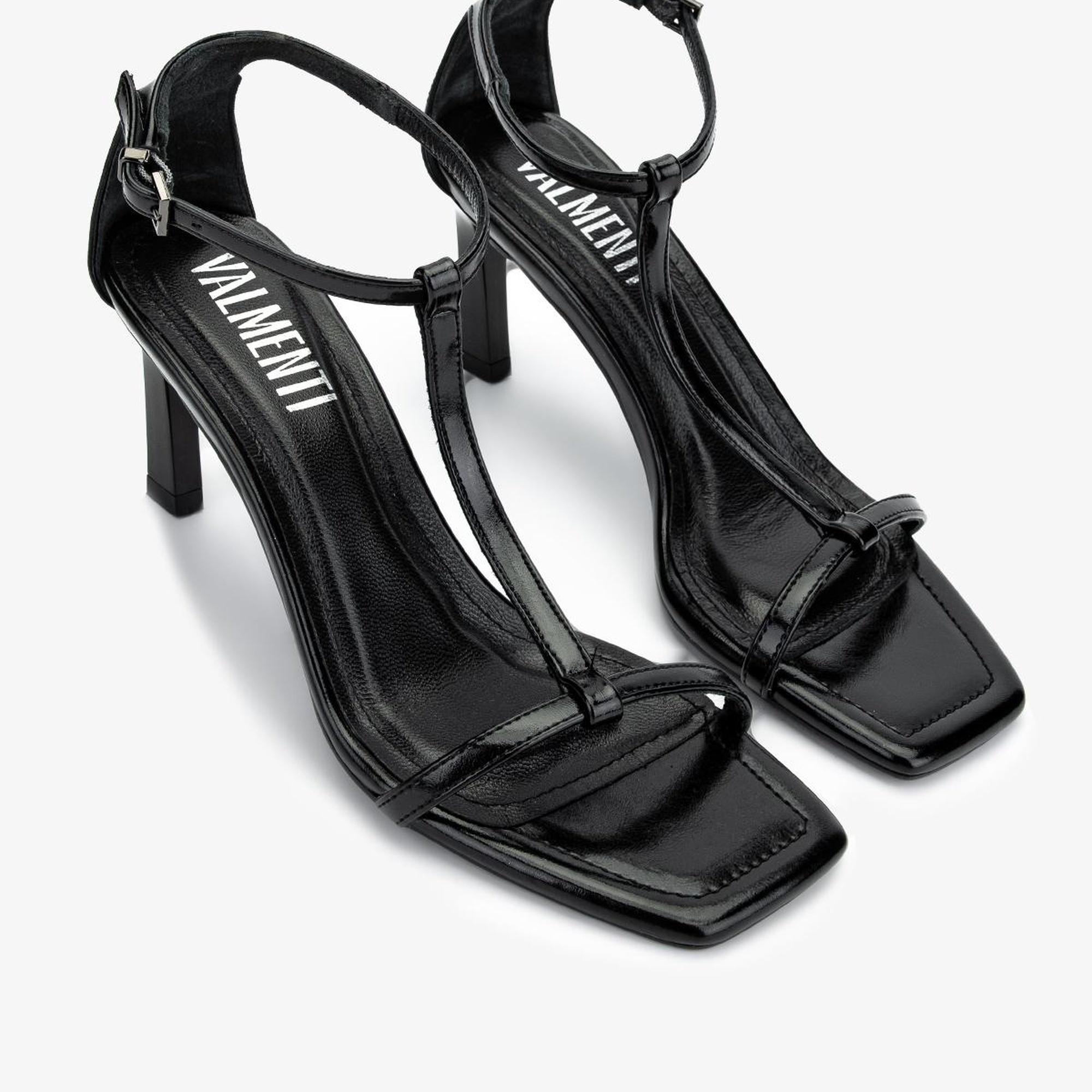 Valmenti Kadın Vegan Siyah Topuklu Ayakkabı