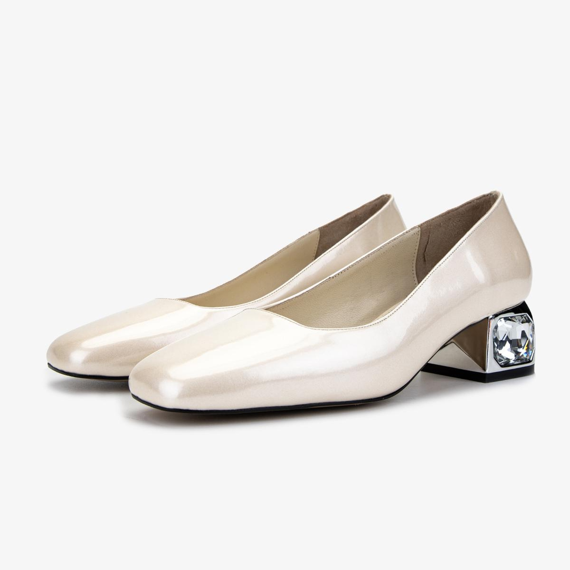 Valmenti Kadın Beyaz Topuklu Ayakkabı