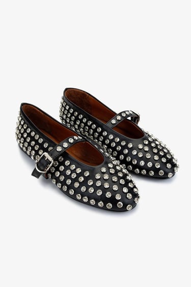  Valmenti Kadın Hakiki Deri Siyah Deri Babet Ayakkabı