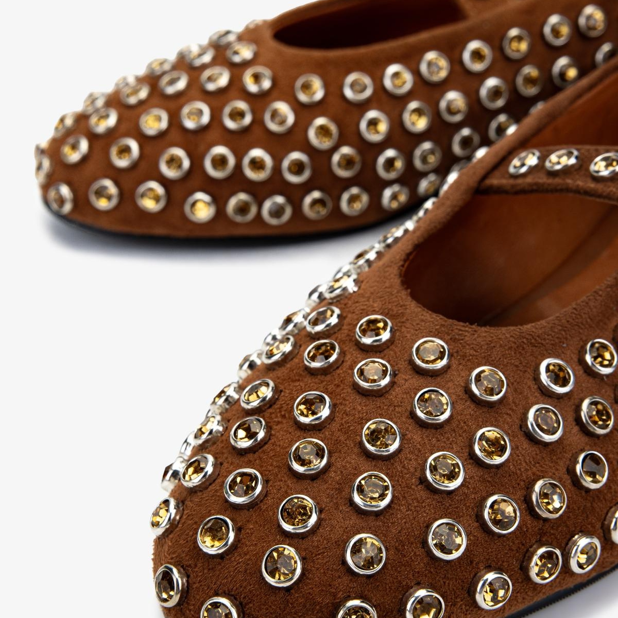 Valmenti Kadın Hakiki Deri Taba Süet Babet Ayakkabı