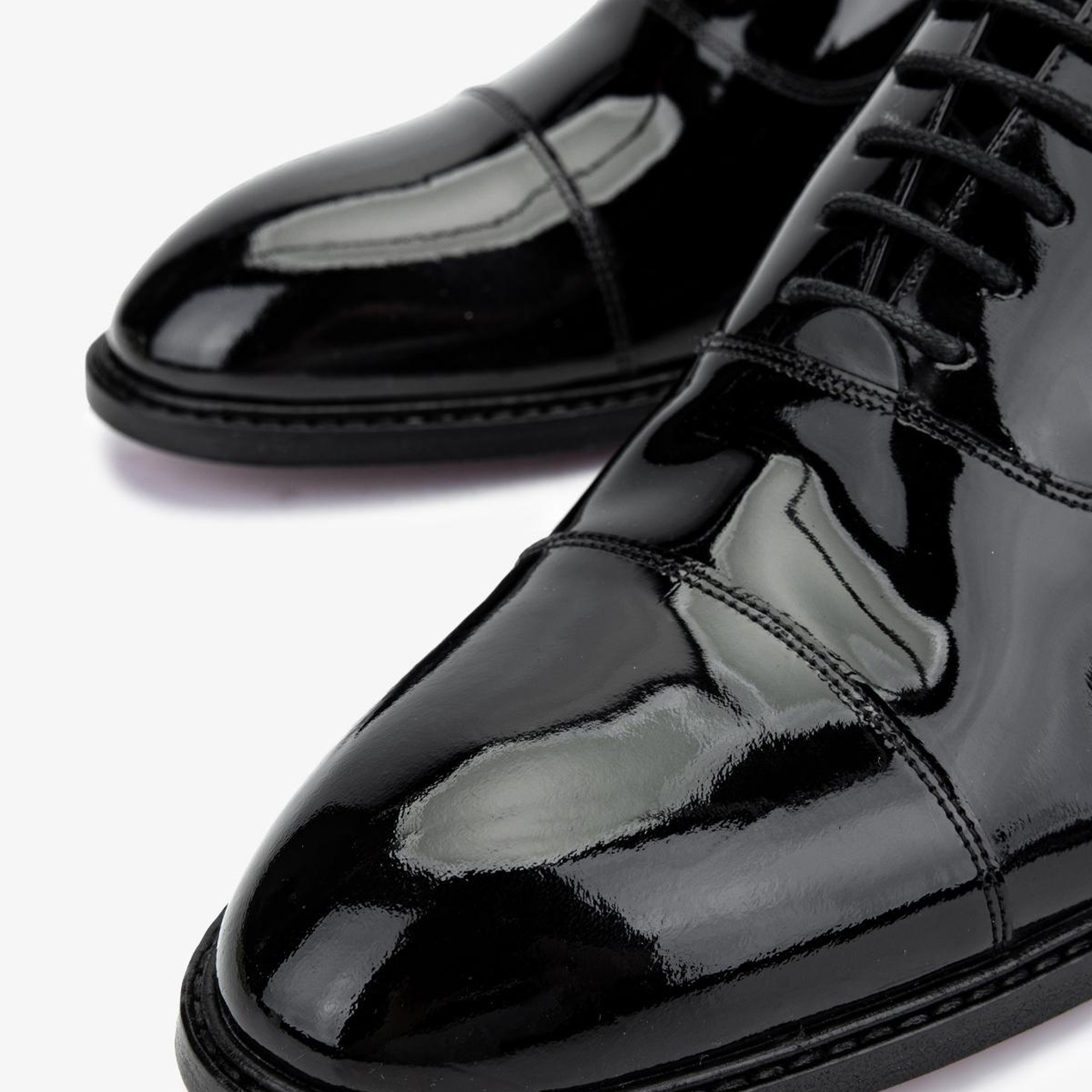 Valmenti Erkek Hakiki Deri Siyah Rugan Klasik Ayakkabı