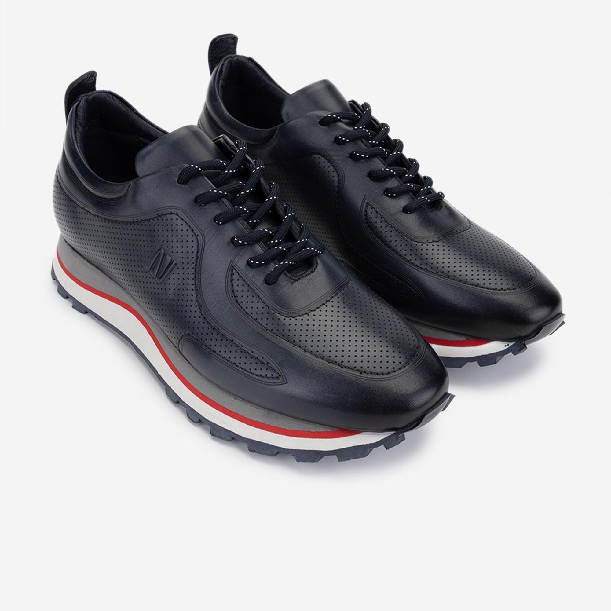 Valmenti Erkek Hakiki Deri Lacivert Sneakers & Spor Ayakkabı