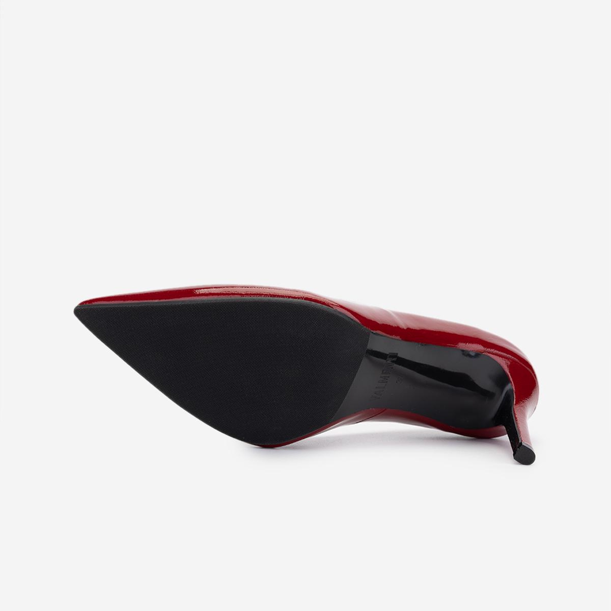 Valmenti Kadın Hakiki Deri Kırmızı Topuklu Ayakkabı