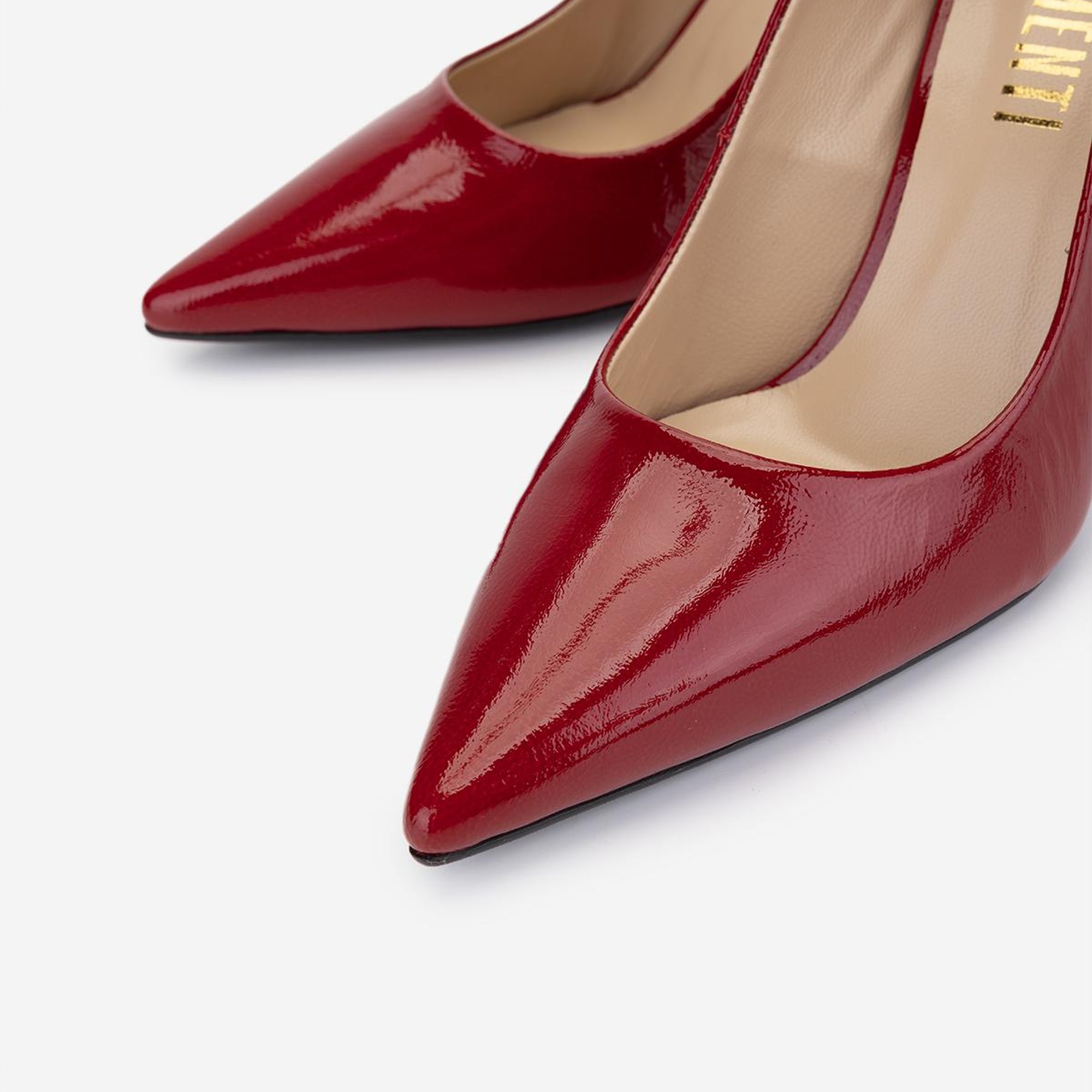 Valmenti Kadın Hakiki Deri Kırmızı Topuklu Ayakkabı