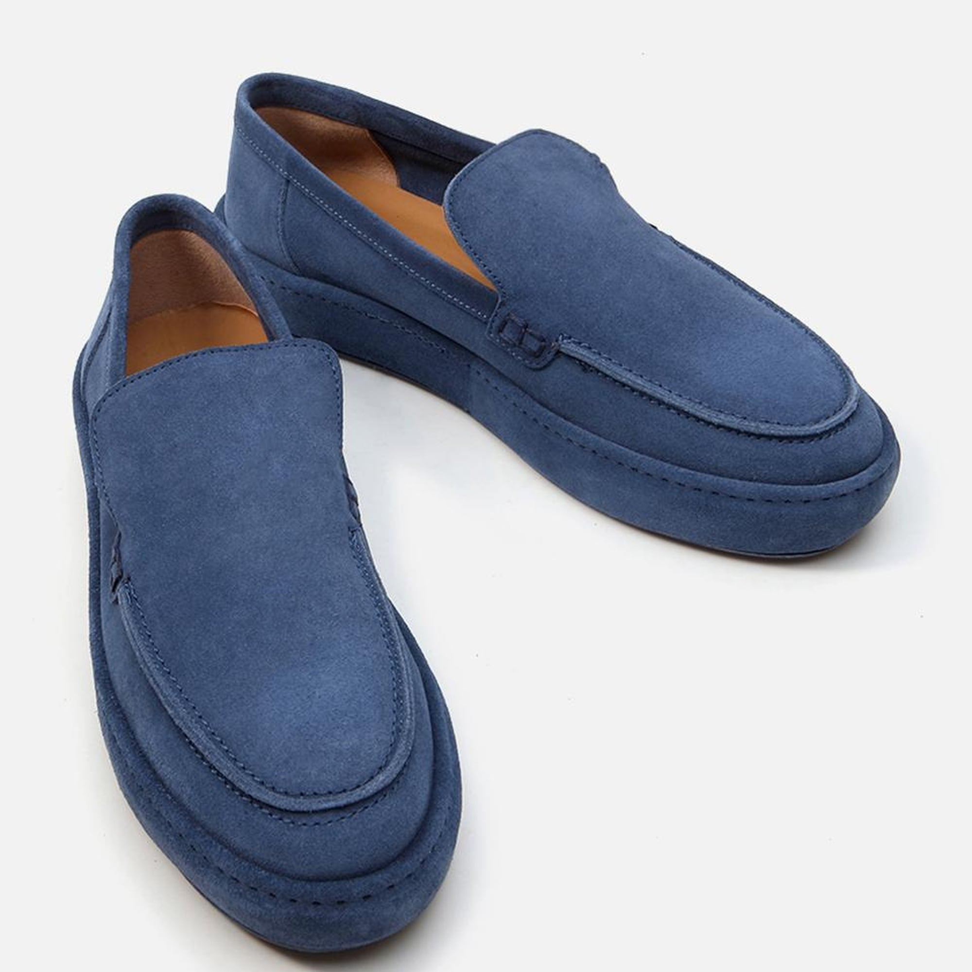 Erkek Deri Lacivert Loafer