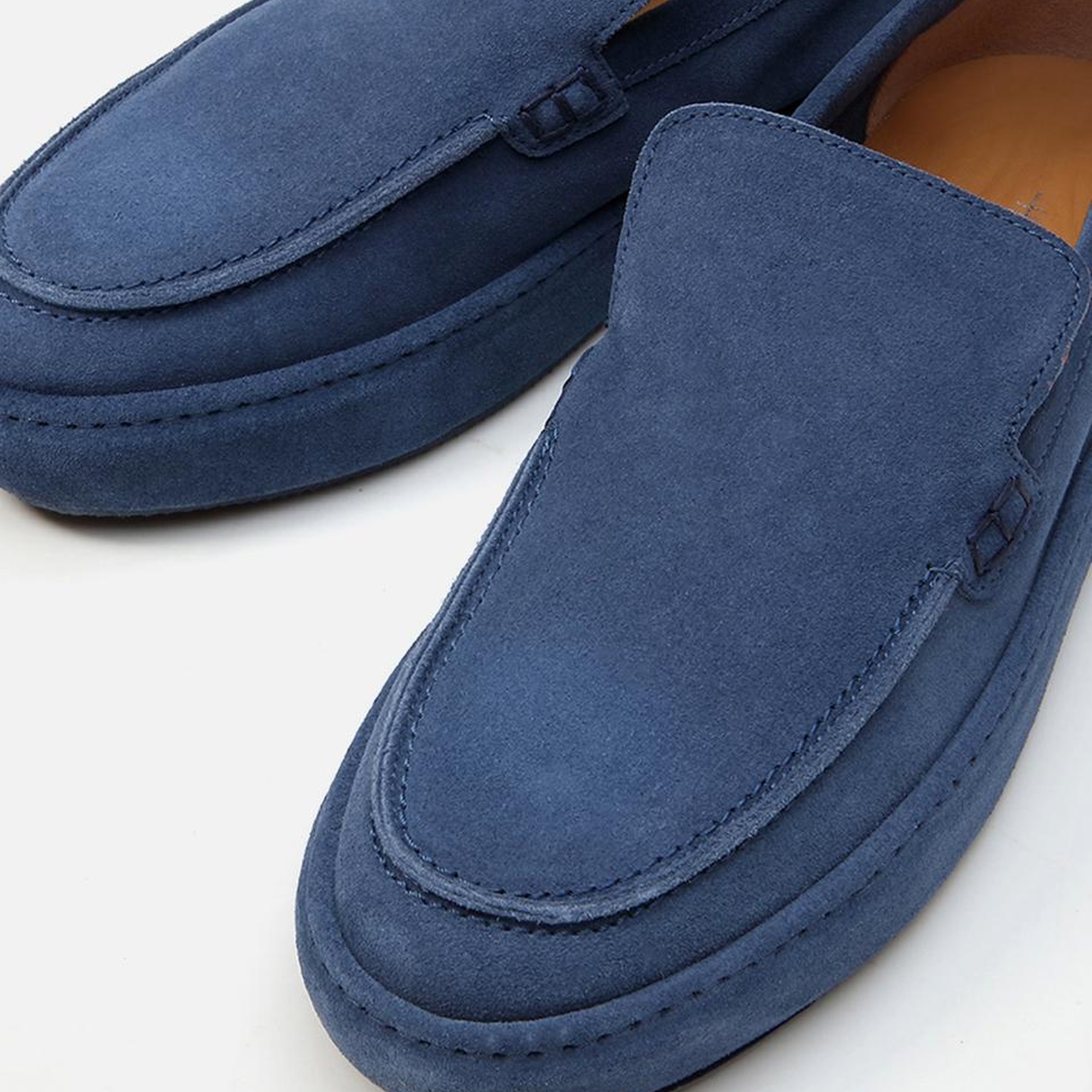 Erkek Deri Lacivert Loafer