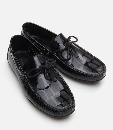  Erkek Deri Siyah Loafer