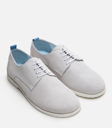  Erkek Deri Gri Günlük Ayakkabı