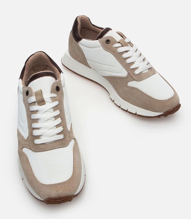  Erkek Deri Bej Spor Ayakkabı