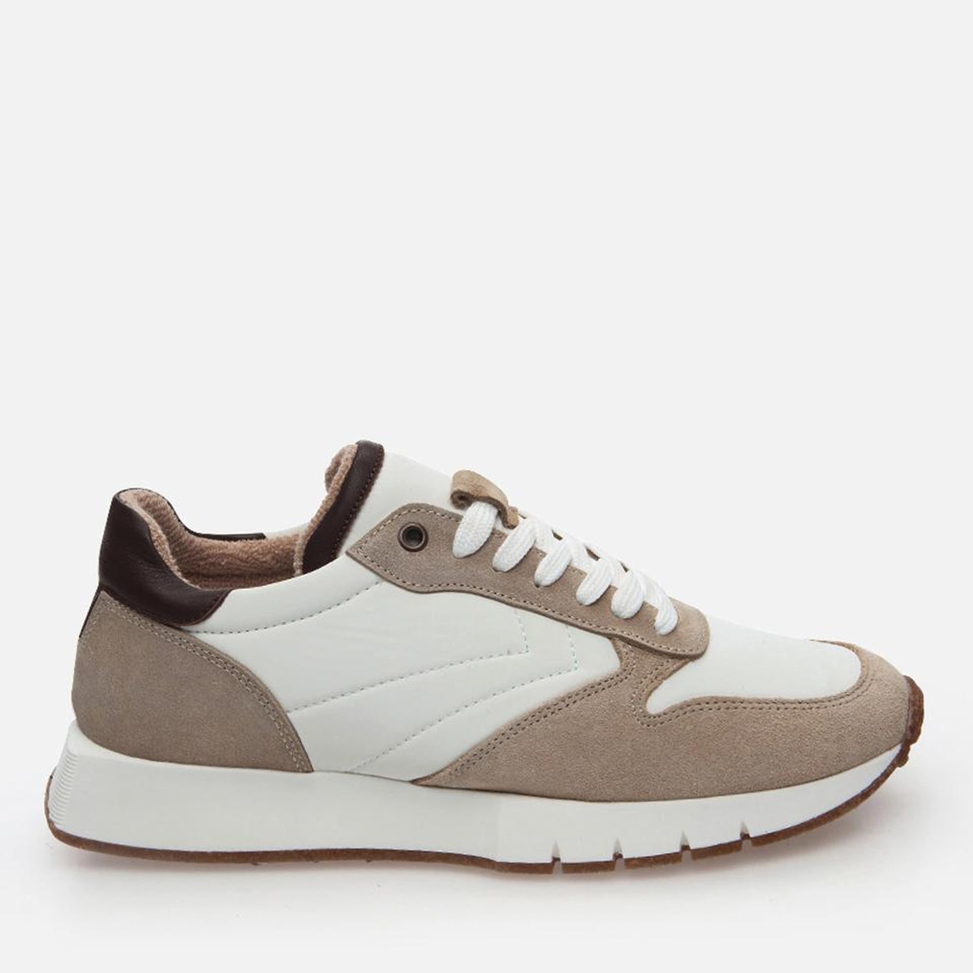 Erkek Deri Bej Spor Ayakkabı