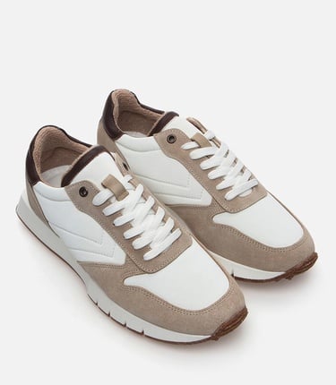  Erkek Deri Bej Spor Ayakkabı