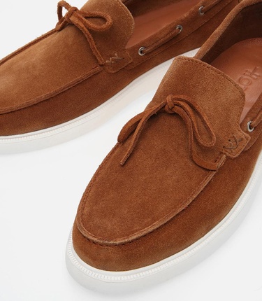  Erkek Deri Taba Loafer