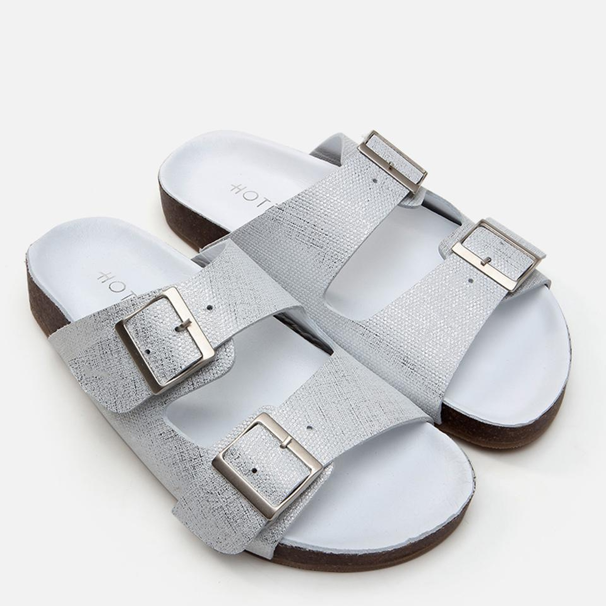 Kadın Deri Beyaz Terlik