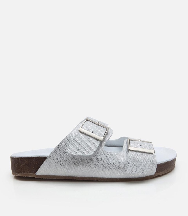  Kadın Deri Beyaz Terlik