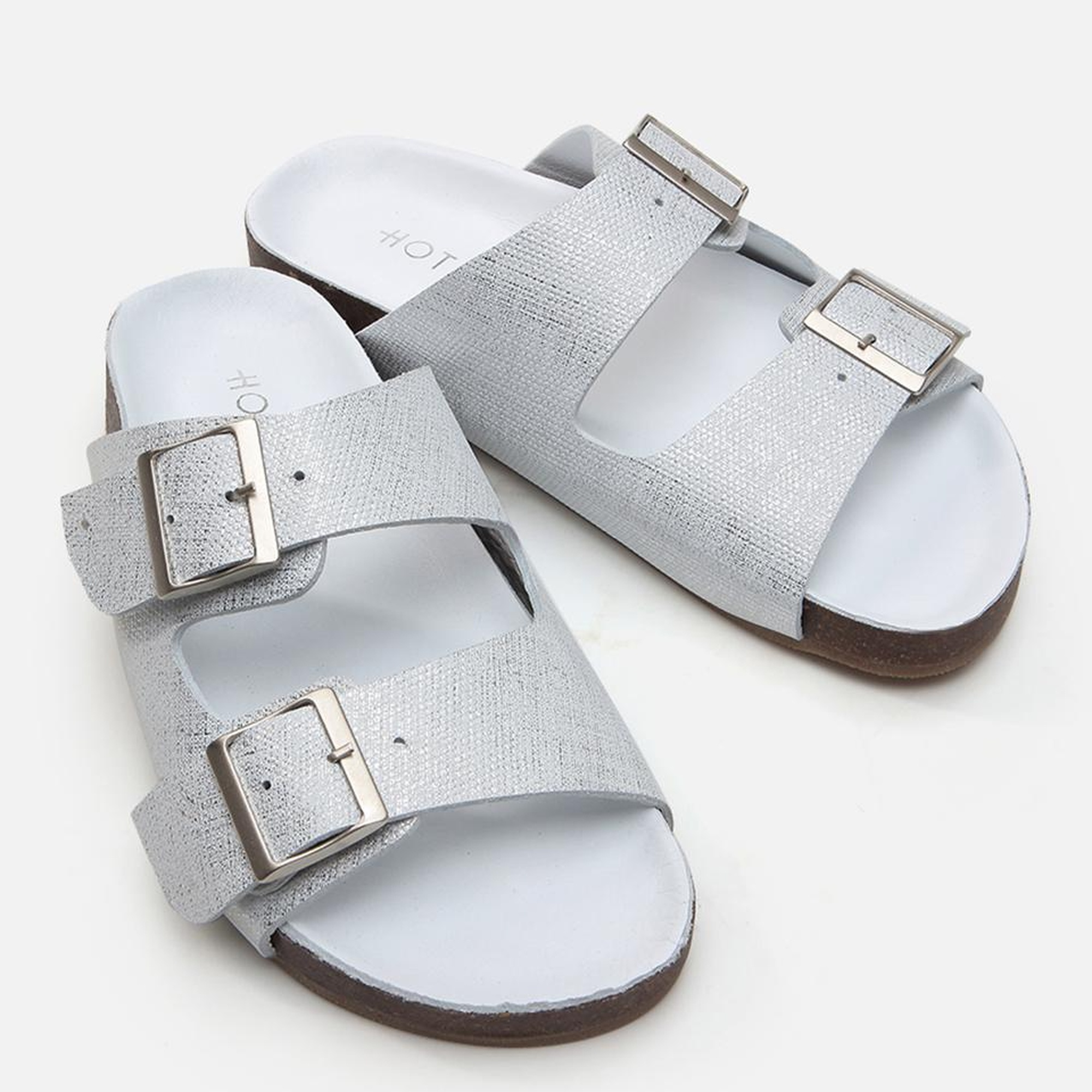 Kadın Deri Beyaz Terlik