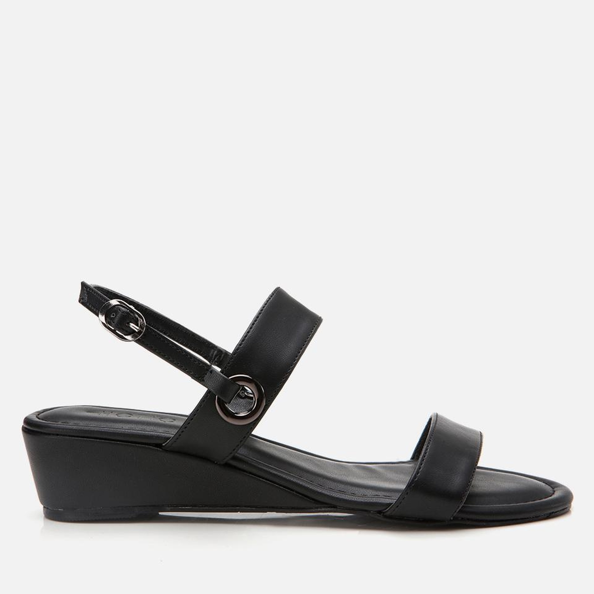 Kadın Siyah Dolgu Topuklu Sandalet