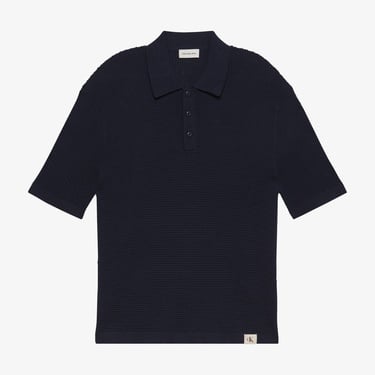  Calvin Klein Cotton Erkek Mavi Triko