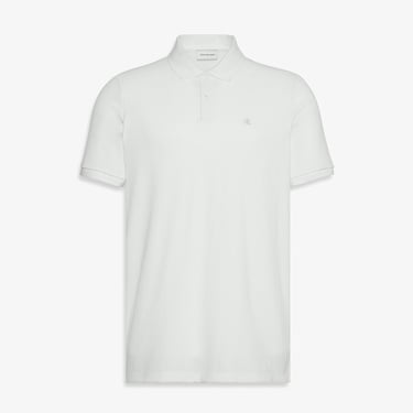  Calvin Klein Casual Pique Classic Erkek Beyaz Polo