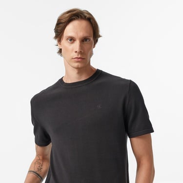  Calvin Klein Supima Erkek Siyah Kazak