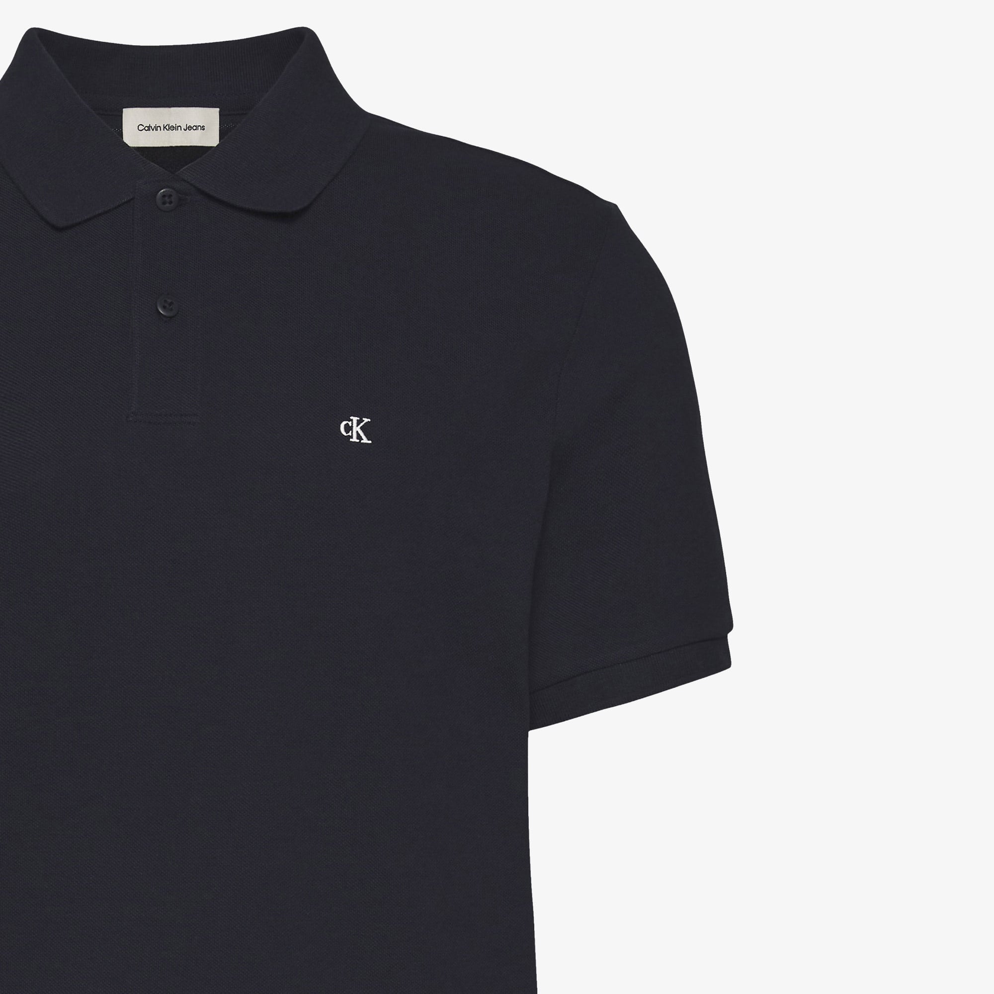 Calvin Klein Casual Pique Classic Erkek Mavi Polo