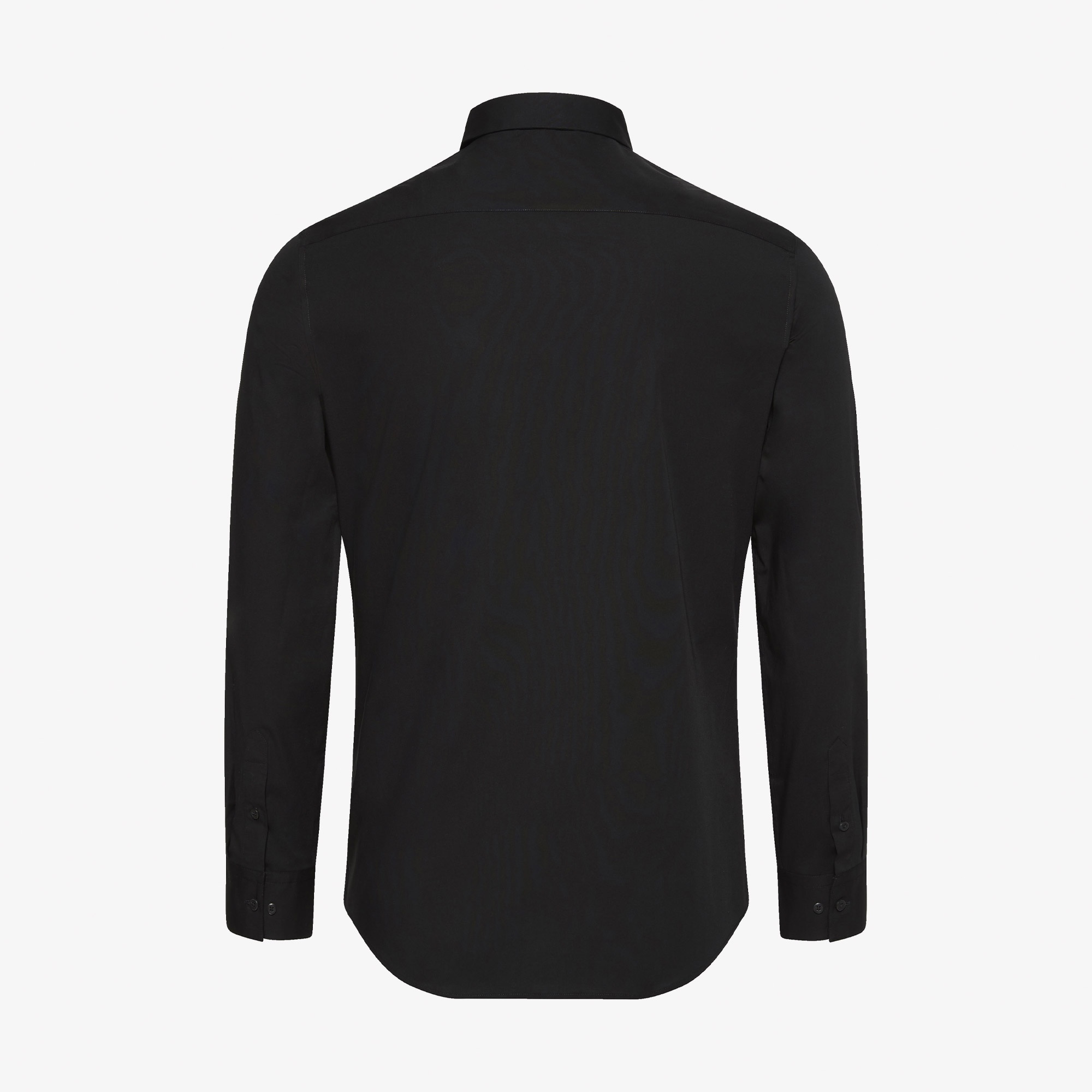 Calvin Klein Solid Slim Erkek Siyah Gömlek