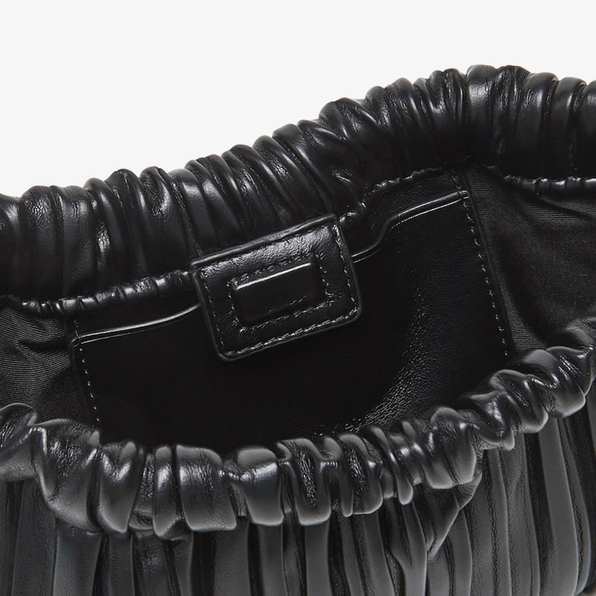 Calvin Klein Plisse Mini Drawstring Kadın Siyah Çanta