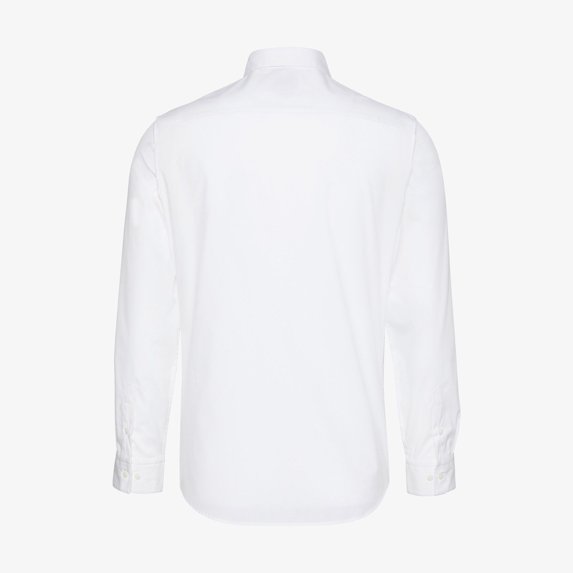 Calvin Klein Solid Slim Erkek Beyaz Gömlek