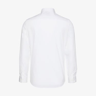  Calvin Klein Solid Slim Erkek Beyaz Gömlek