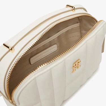  Tommy Hilfiger Feminine Kadın Krem Rengi El Çantası