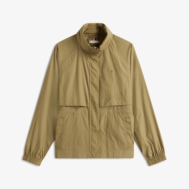  Tommy Hilfiger Nylon Packable Kadın Haki Ceket