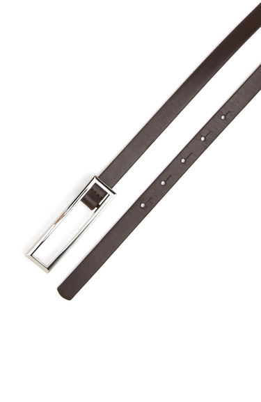  George Hogg Kadın Kahverengi Deri Kemer