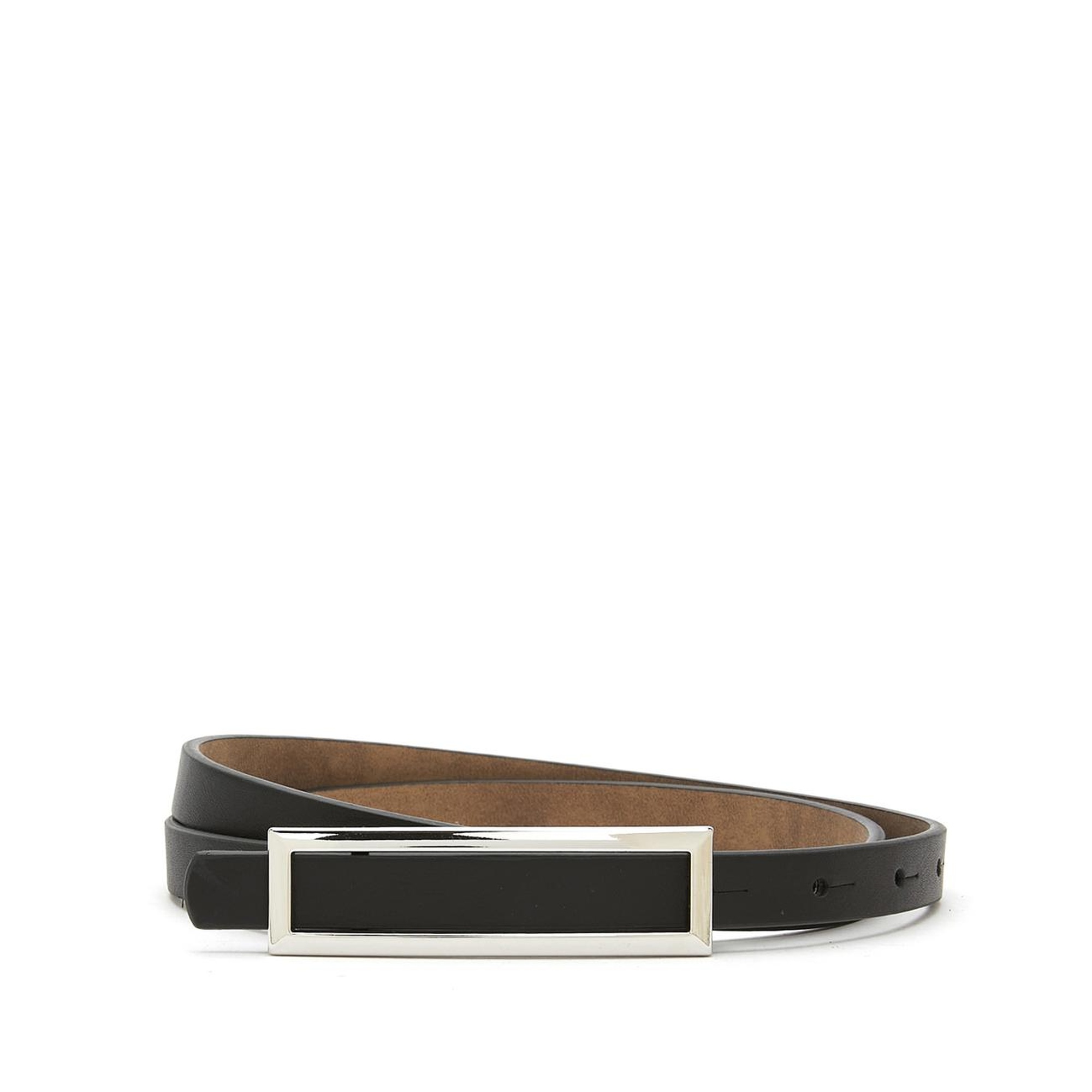 George Hogg Kadın Siyah Deri Kemer