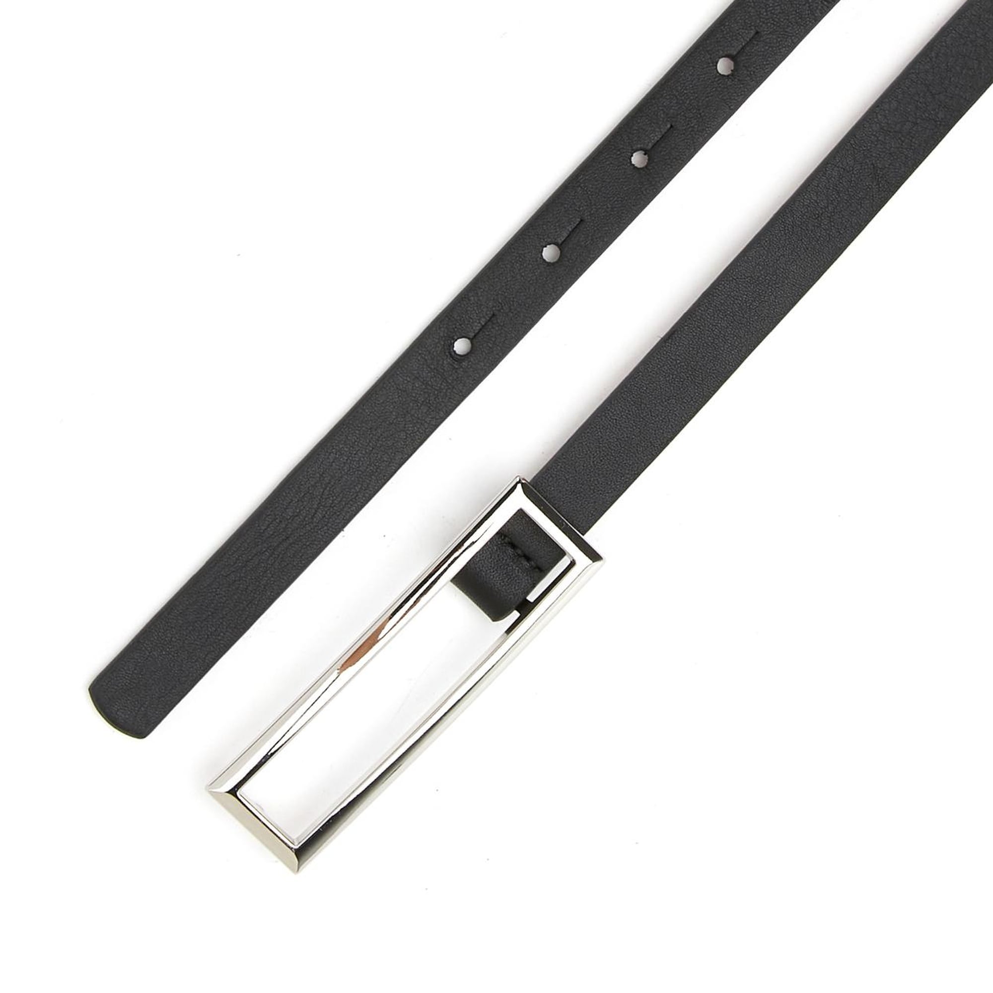 George Hogg Kadın Siyah Deri Kemer