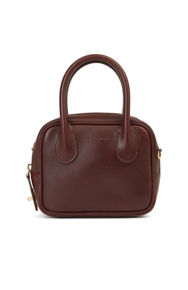  George Hogg Kadın Bordo Deri Postacı Çantası