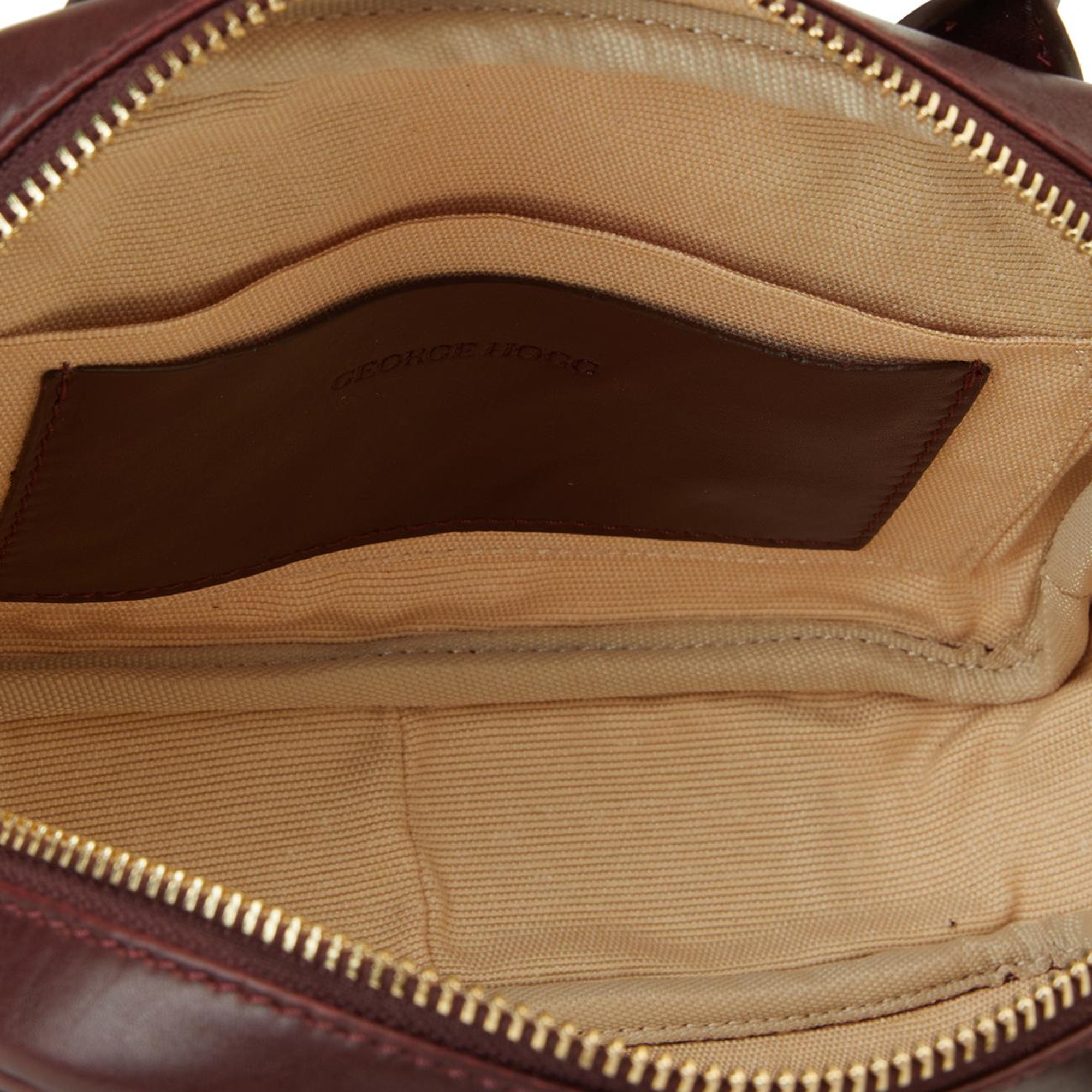 George Hogg Kadın Bordo Deri Postacı Çantası