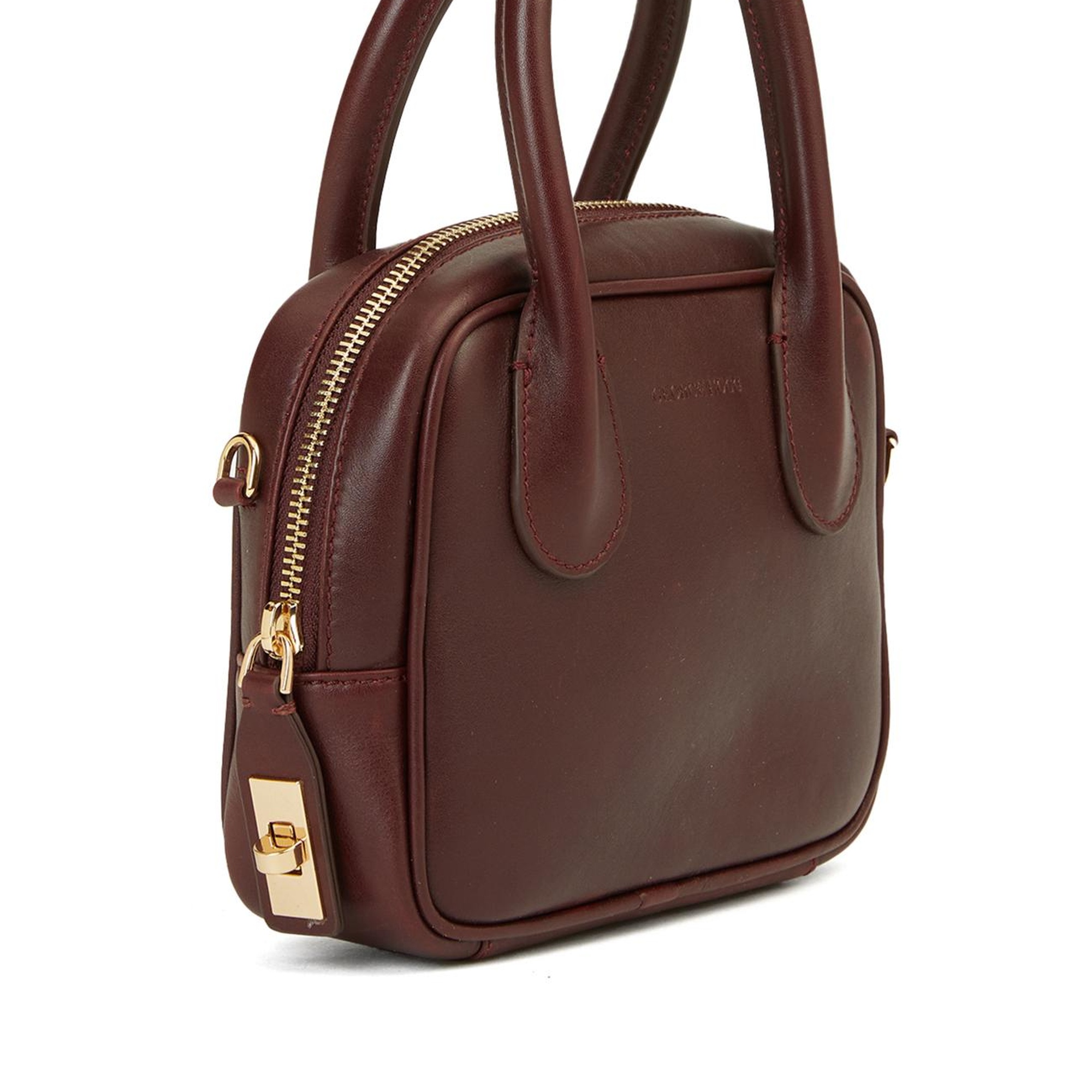 George Hogg Kadın Bordo Deri Postacı Çantası