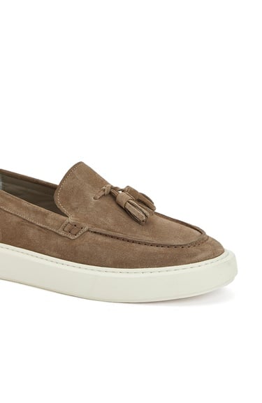  Divarese Erkek Vizon Süet Loafer